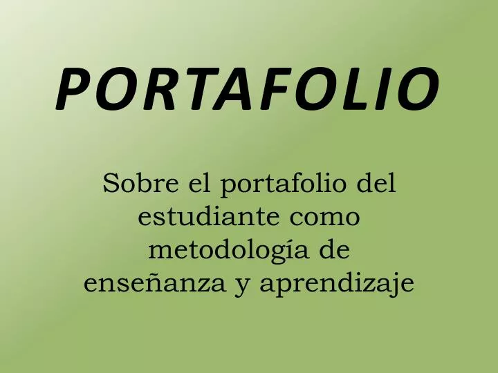 portafolio