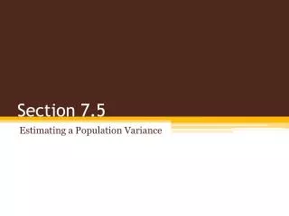 section 7 5