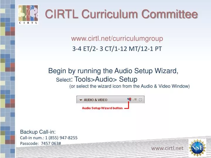 cirtl curriculum committee