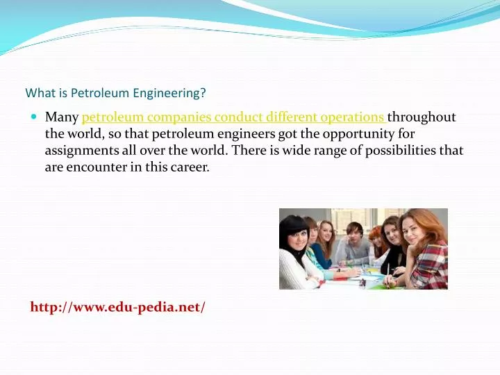 what is petroleum engineering