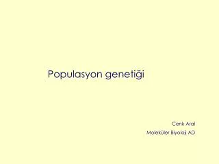 Populasyon genetiği
