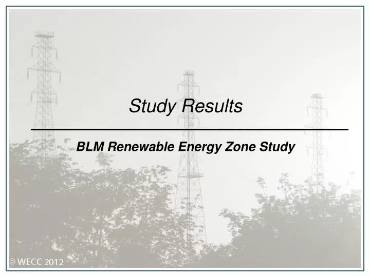 study results blm renewable energy zone study