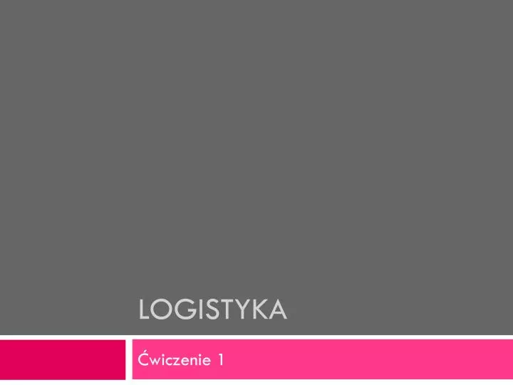 logistyka