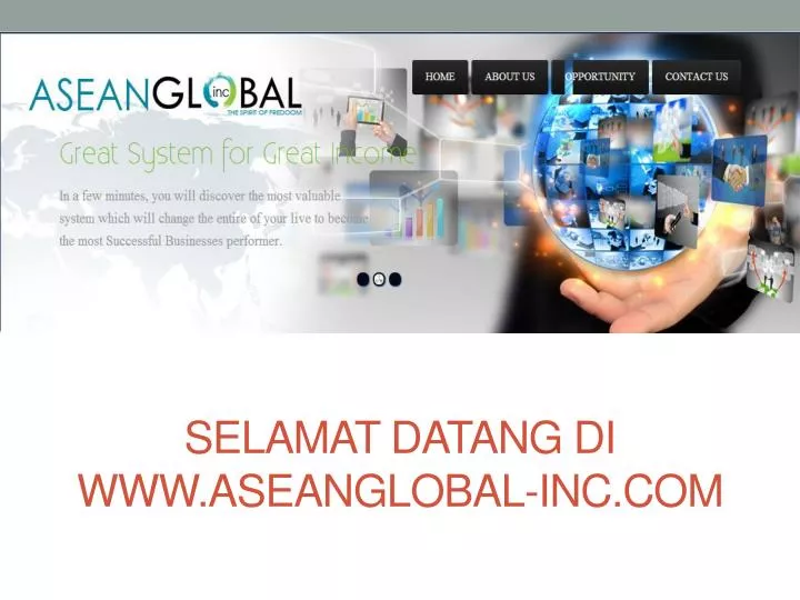 selamat datang di www aseanglobal inc com