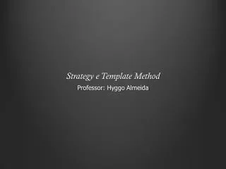strategy e template method