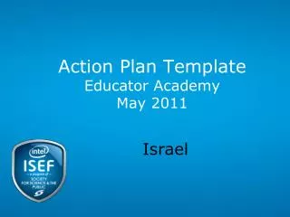 Action Plan Template Educator Academy May 2011