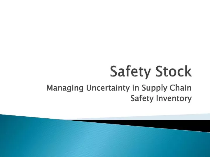 safety stock