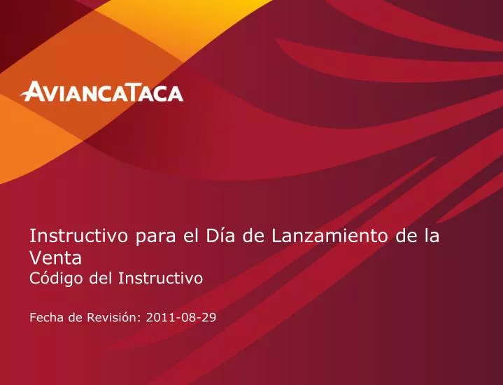 instructivo para el d a de lanzamiento de la venta c digo del instructivo