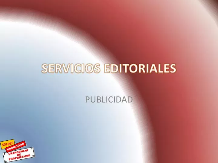 servicios editoriales