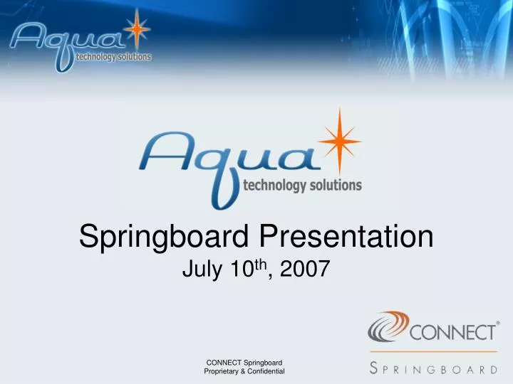 springboard presentation