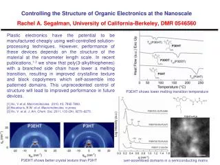 Self-assembled domains in a semiconducting matrix