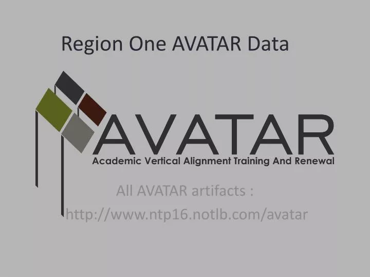 region one avatar data