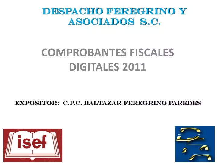 comprobantes fiscales digitales 2011