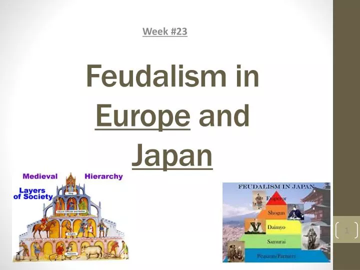 feudalism in europe and japan