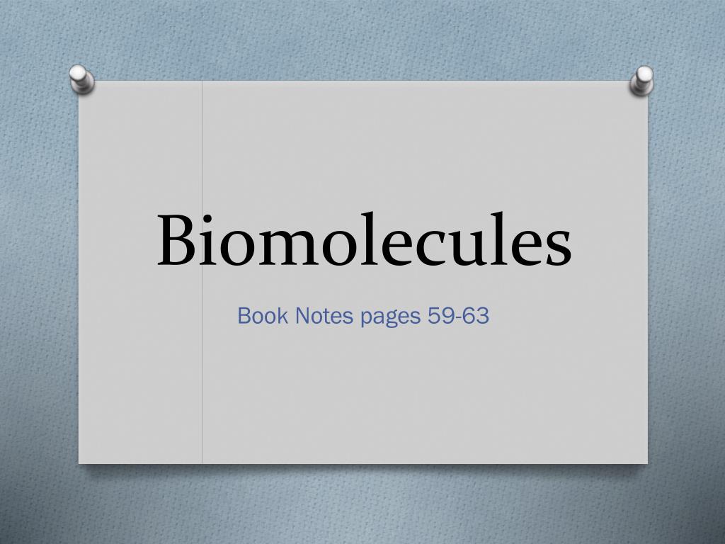 PPT - Biomolecules PowerPoint Presentation, free download - ID:3160541
