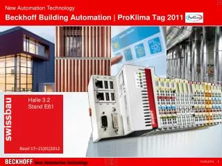 Beckhoff Building Automation | ProKlima Tag 2011