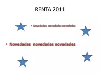 renta 2011