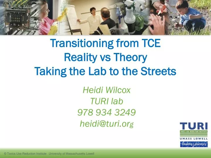 transitioning from tce reality vs theory taking the lab to the streets