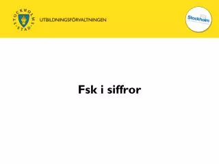 fsk i siffror
