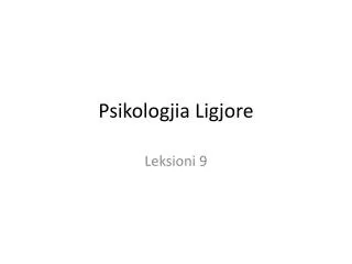psikologjia ligjore