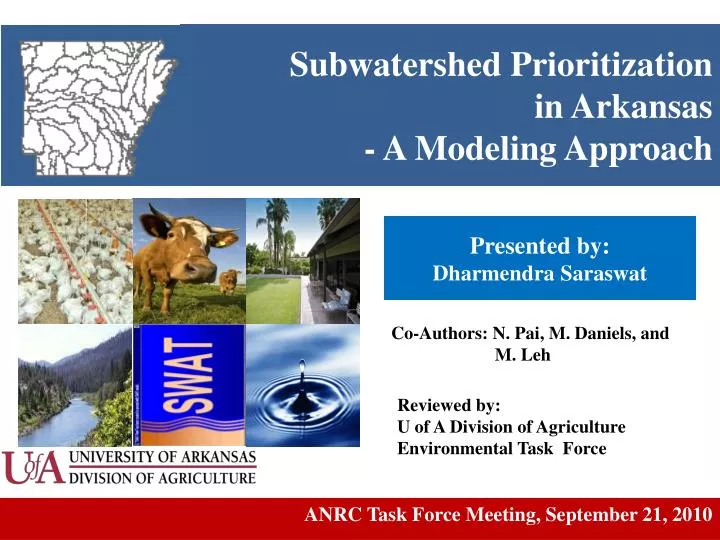 subwatershed prioritization in arkansas a modeling approach