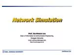 Network Simulation - slide 1