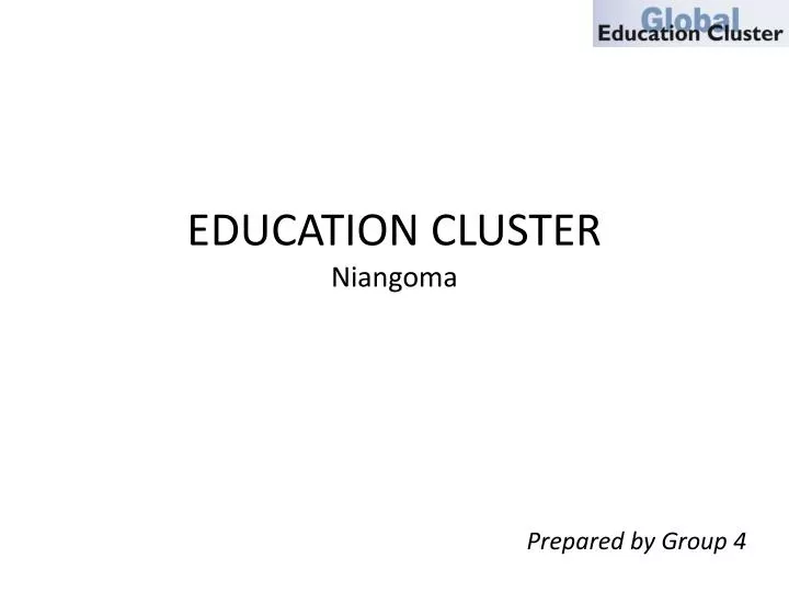 education cluster niangoma