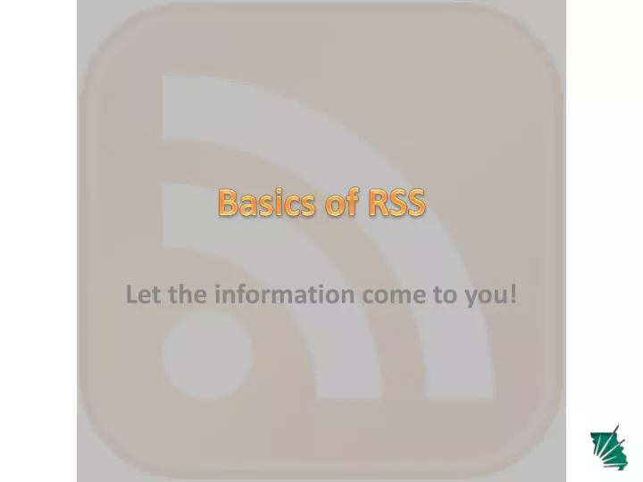 basics of rss