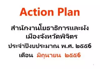 action plan