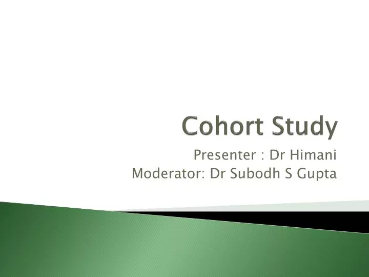 cohort study