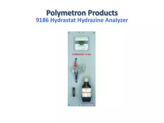 9186 Hydrastat Hydrazine Analyzer