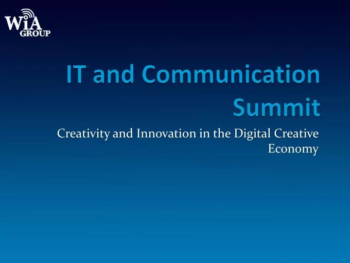 it and communication summit