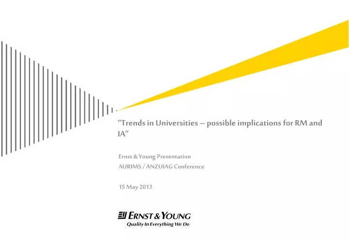 trends in universities possible implications for rm and ia