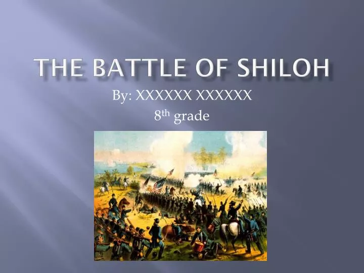 the battle of s hiloh