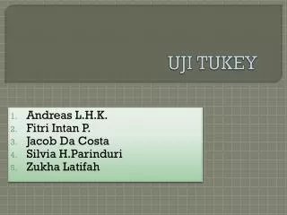 uji tukey