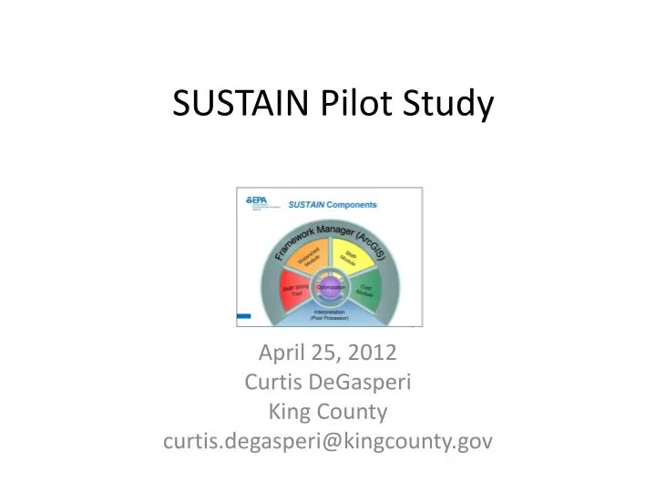 sustain pilot study