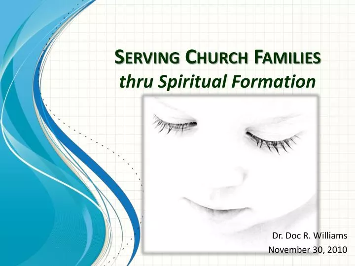 serving church families thru spiritual formation