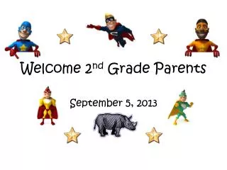 Welcome 2 nd Grade Parents