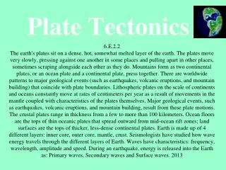 Plate Tectonics