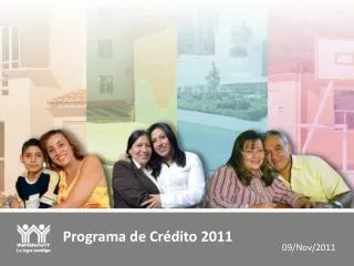 programa de cr dito 2011