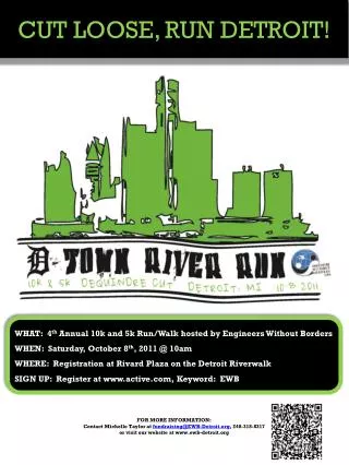 FOR MORE INFORMATION: Contact Michelle Taylor at fundraising@EWB-Detroit , 248-318-8317