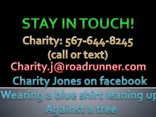 Stay In touch!