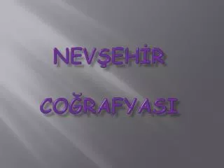 nev eh r co rafyasi