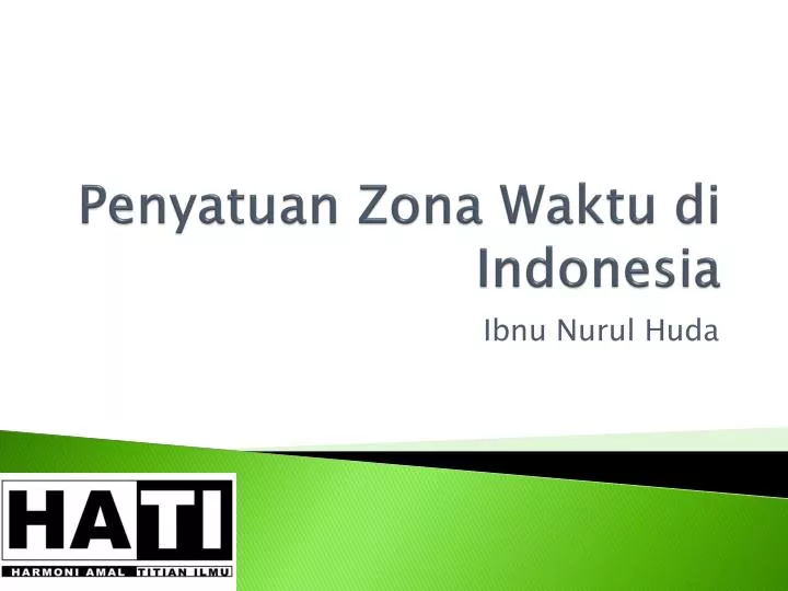 penyatuan zona waktu di indonesia