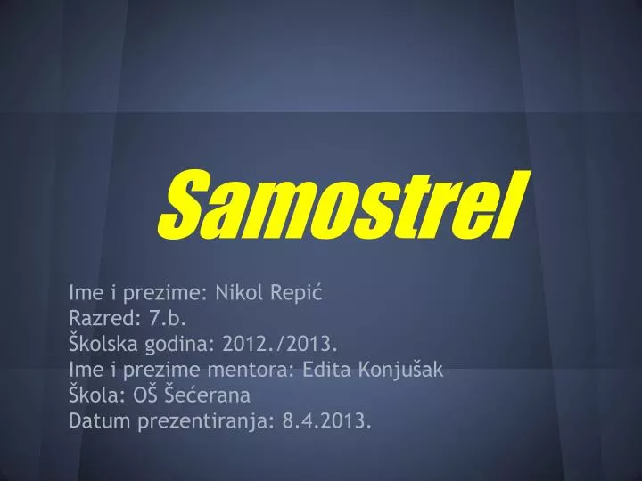 samostrel