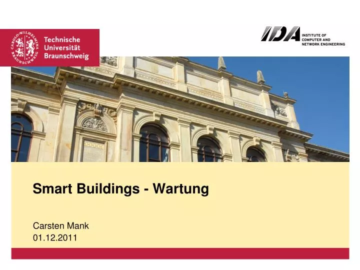 smart buildings wartung