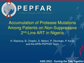 Accumulation of Protease Mutations Among Patients on Non-Suppressive 2 nd -Line ART in Nigeria