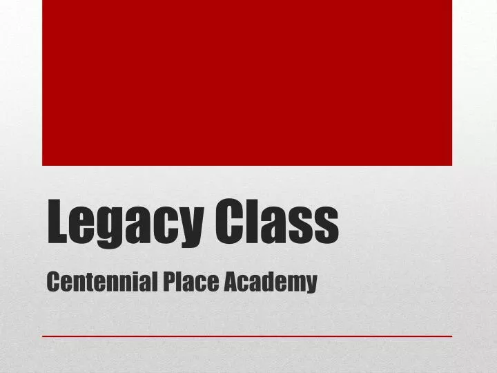 legacy class