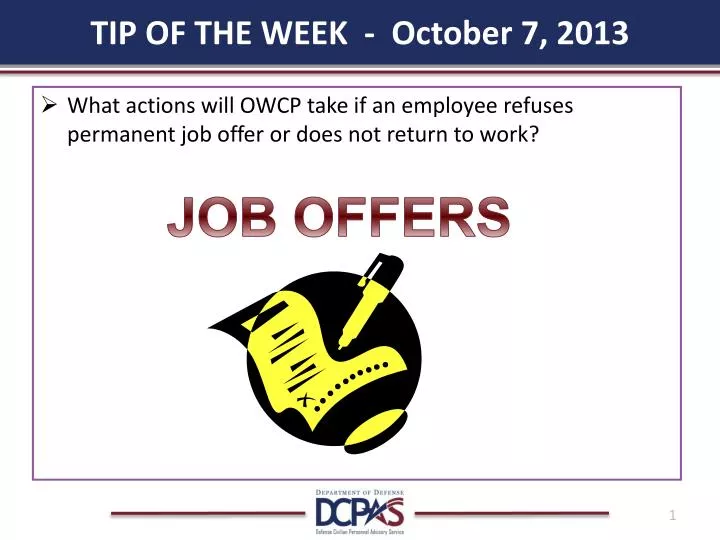 tip of the week october 7 2013