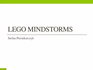 lego mindstorms